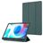 Mobigear Tri-Fold Gel Coque Samsung Galaxy Tab A9 Plus (2023) Etui en TPU,Similicuir + Porte-crayon - Vert