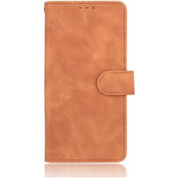 Mobigear Retro Housse Motorola One Fusion Plus Etui Porte-Monnaie - Cognac