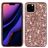 Mobigear Glitter iPhone 11 Plastique rigide Coque arrière - Rose doré