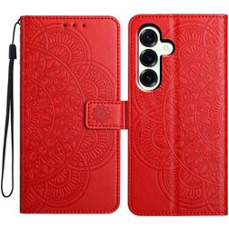 Mobigear Mandala Housse Samsung Galaxy A17 Etui Porte-Monnaie - Rouge