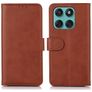 Mobigear Wallet Housse Motorola Edge 60 Fusion Etui Porte-Monnaie - Marron