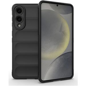 Mobigear Bumpy Samsung Galaxy S25 Edge TPU souple Coque arrière - Noir