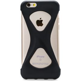 Xccess Grip Coque iPhone 6s Coque arrière en Silicone - Noir Xccess Grip Coque iPhone 6s Coque arrière en Silicone - Noir