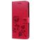 Mobigear Roses Housse Samsung Galaxy J6 Plus Etui Porte-Monnaie - Rouge