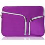 Mobigear Double Zipper Pochette Ordinateur portable en Neoprène 15 - 16 Pouces Housse ordinateur - Violet