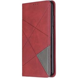 Mobigear Rhombus Slim Xiaomi Redmi Note 8 Étui - Rouge