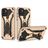 Mobigear Armor Stand Samsung Galaxy A03 Plastique rigide Coque arrière Antichoc avec béquille - Or