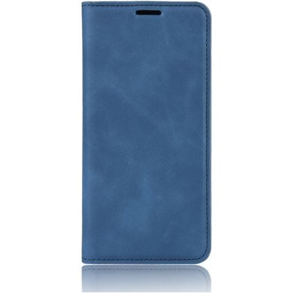 Mobigear Retro Slim Housse OPPO A91 Etui Porte-Monnaie - Bleu