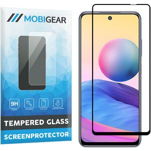 Mobigear Premium Xiaomi Redmi Note 10 5G Verre trempé Protection d'écran - Compatible Coque - Noir