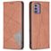 Mobigear Rhombus Slim Housse Nokia G42 Etui - Marron