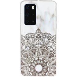 Mobigear Marble Coque Huawei P40 Coque arrière en TPU Souple - Mandala