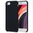 Mobigear Rubber Touch Coque iPhone SE (2022) Coque arrière en Silicone - Noir