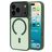 Mobiparts Hardcover iPhone 17 Pro MagSafe Plastique rigide Coque arrière - Satin Green