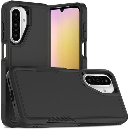 Mobigear Heavy Armor Coque Samsung Galaxy A26 Coque arrière Rigide Anti-Chocs - Noir