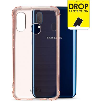 My Style Protective Flex Samsung Galaxy A20e TPU souple Coque arrière Antichoc - Soft Pink