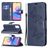 Mobigear Butterfly Housse POCO M3 Pro Etui Porte-Monnaie - Bleu