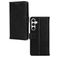 Mobilize Wallet Housse Samsung Galaxy S23 FE Etui en Cuir Véritable Porte-Monnaie - Noir
