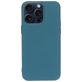 Mobiparts Coque iPhone 15 Pro Max Coque arrière en Silicone - Blueberry Blue