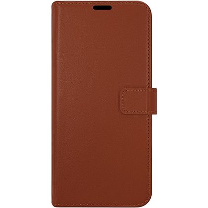 Valenta Gel Skin Housse Samsung Galaxy A53 Etui en Cuir Véritable Porte-Monnaie - Marron