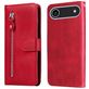 Mobigear Zipper Housse iPhone Air Etui Porte-Monnaie - Rouge