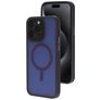 Mobiparts Hardcover Coque iPhone 15 Pro Max MagSafe Coque arrière Rigide - Satin Purple