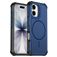 Mobigear Airbag Shockproof iPhone 17 MagSafe Plastique rigide Coque arrière - Bleu
