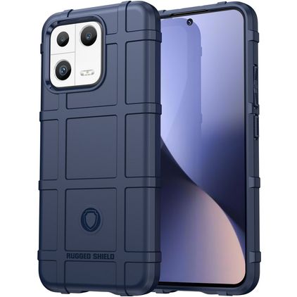 Mobigear Rugged Shield Coque Xiaomi 13 Coque arrière en TPU Souple Anti-Chocs - Bleu