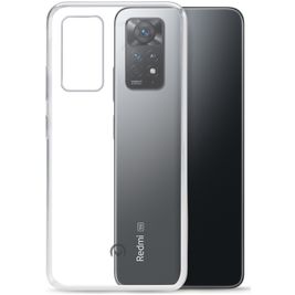 Mobilize Gelly Coque Transparente Xiaomi Redmi Note 11 Pro 4G Coque arrière en TPU Souple - Transparent