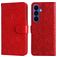 Mobigear Sunflower Housse Samsung Galaxy S26 Etui Porte-Monnaie - Rouge