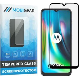 Mobigear Premium Motorola Moto G9 Play Verre trempé Protection d'écran - Compatible Coque - Noir