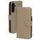 Mobiparts Housse Samsung Galaxy A35 Etui en Cuir Véritable Porte-Monnaie - Taupe