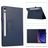 Mobigear Classic Coque Samsung Galaxy Tab S11 Etui + Porte-crayon - Dark Blue