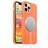 Mobigear Rubber Touch Coque iPhone 12 Pro Max MagSafe Coque arrière en Silicone - Orange