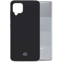 Mobilize Rubber Gelly Coque Samsung Galaxy A42 Coque arrière en TPU Souple - Matt Black