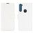Mobigear Classic Housse Motorola One Fusion Plus Etui Porte-Monnaie - Blanc