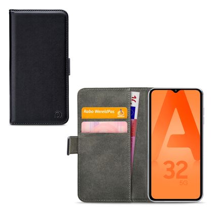 Mobilize Classic Gelly Wallet Samsung Galaxy A32 5G Étui Portefeuille - Noir