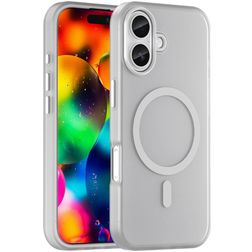 Mobigear Shockproof Coque iPhone 17 MagSafe Coque arrière Rigide - Blanc