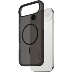 CARE by PanzerGlass Smokey iPhone Air MagSafe Plastique rigide Coque arrière - Smokey Black