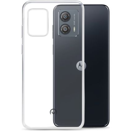 Mobilize Gelly Coque Transparente Motorola Moto G53 5G Coque arrière en TPU Souple - Transparent