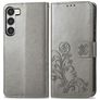 Mobigear Clover Housse Samsung Galaxy A54 Etui Porte-Monnaie - Gris