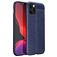 Mobigear Luxury Coque iPhone 12 Coque arrière en TPU Souple - Bleu