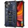 Mobigear Armor Stand Coque iPhone 13 Pro Coque arrière Rigide Anti-Chocs avec Support Amovible - Bleu