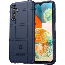 Mobigear Rugged Shield Coque Samsung Galaxy A14 Coque arrière en TPU Souple Anti-Chocs - Bleu