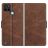 Mobigear Slim Magnet Housse Realme C21Y Etui Porte-Monnaie - Marron