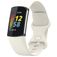 Mobigear Sport Dual Bracelet Silicone Fitbit Charge 5 Fermeture à clou et passant - Lumière stellaire