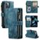 CaseMe C30 iPhone 13 Mini Étui Portefeuille - Bleu