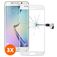 Mobigear Premium Samsung Galaxy S6 Edge Plus Verre trempé Protection d'écran - Compatible coque - Blanc (Lot de 3)