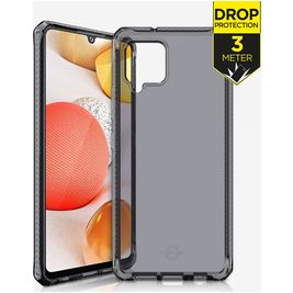 ITSkins SpectrumClear Coque Samsung Galaxy A42 Coque arrière en TPU Souple Anti-Chocs - Smoke