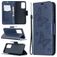Mobigear Butterfly Housse Samsung Galaxy A52 Etui Porte-Monnaie - Bleu