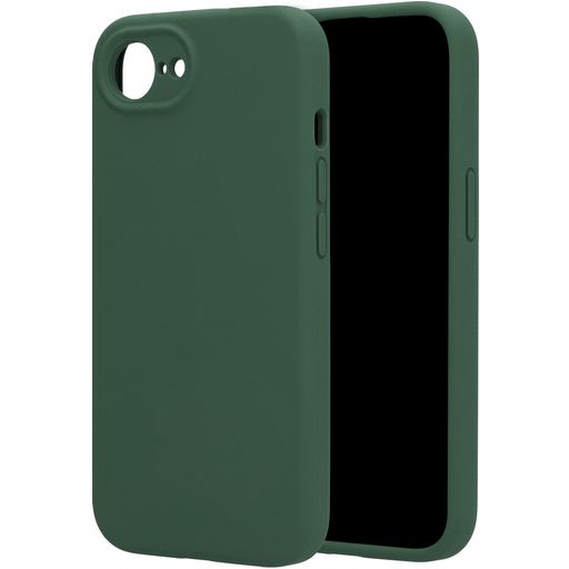 Mobiparts Coque iPhone 16e Coque arrière en Silicone - Forest Green